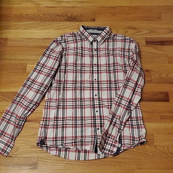 Express button down (red & blue stripes) - Picture 2 of 4